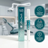 Gel Reparador de Dientes AlureSmile — empaque y resultados